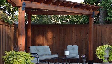 Project Plans Corner Pergola Free Standing & Attached 