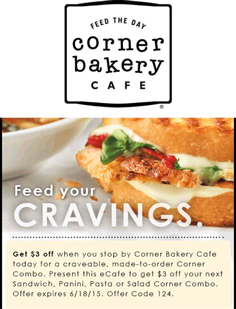 corner bakery discount code