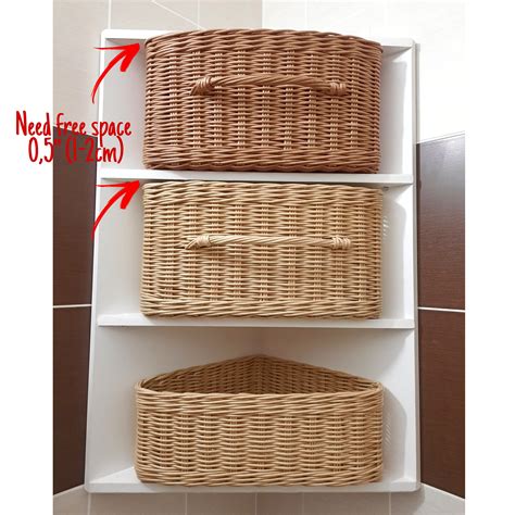 Corner Basket Shelves
