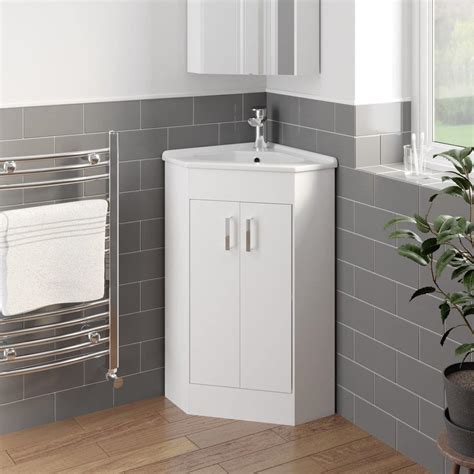 Corner Bathroom Basin Units