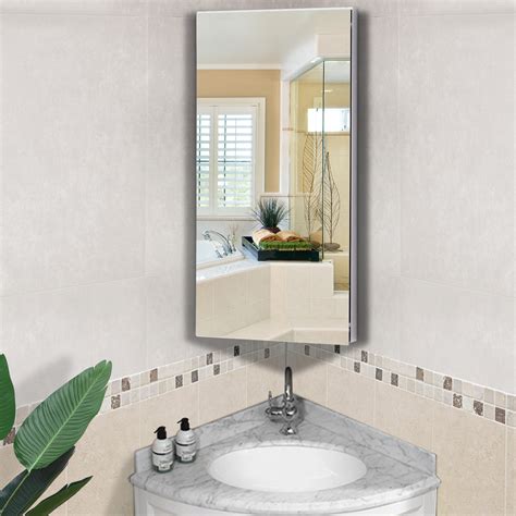 Corner Bathroom Mirror Cabinets