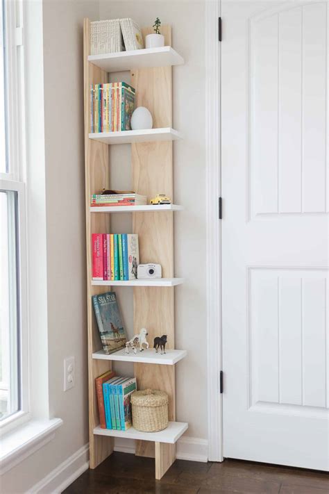 Corner Bookshelf For Small Spaces