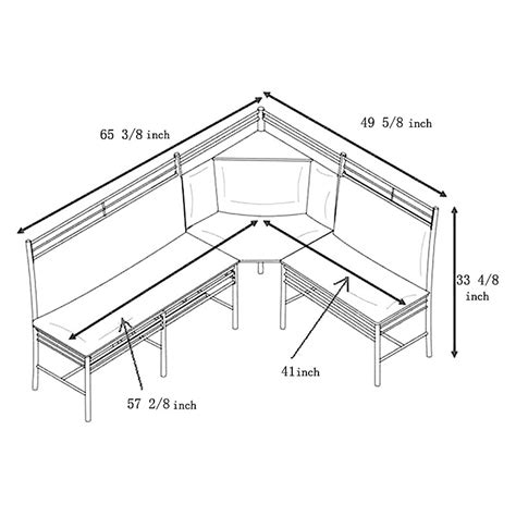 Corner Booth Dining Table Dimensions