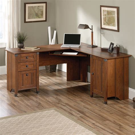 Corner Computer Desk Cherry