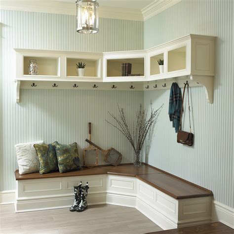 Corner Entryway Bench And Shelf