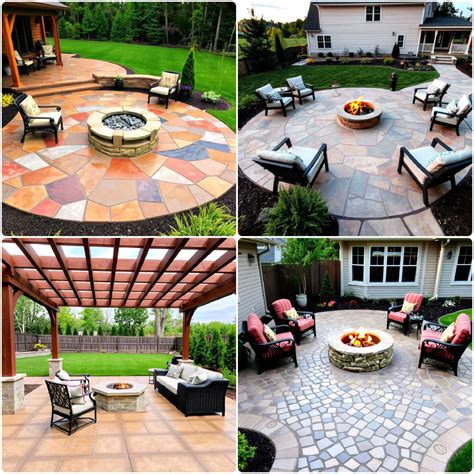 Corner Fire Pit Patio Ideas