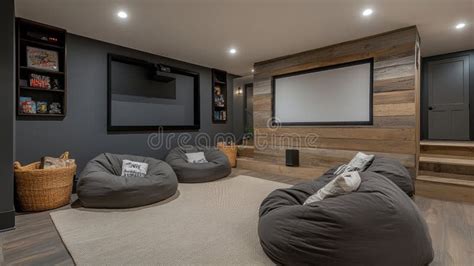 Corner Home Theater Setup