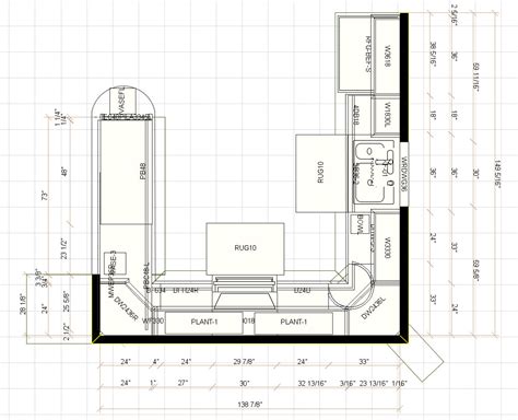 Corner Kitchen Floor Plans