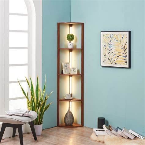 Corner Shelf Lamp