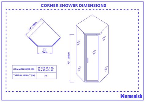 Corner Shower Base Dimensions