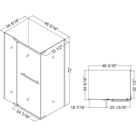 Corner Shower Stall Measurements