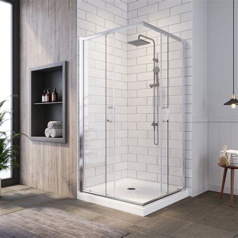 Corner Shower Unit With Door