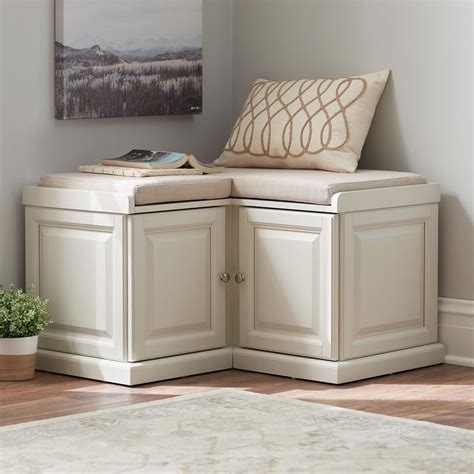 Corner Storage Bench For Bedroom