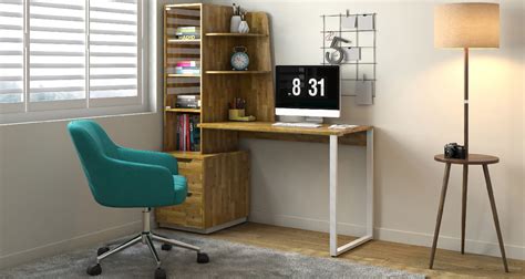 Corner Study Table Blue