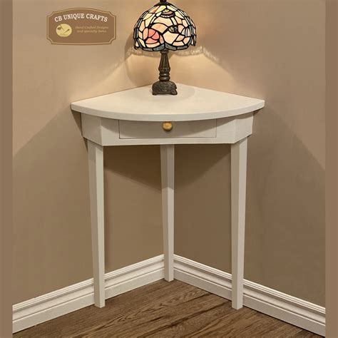 Corner Table Etsy