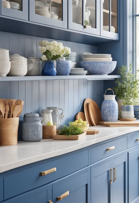 Cornflower Blue Kitchen Walls