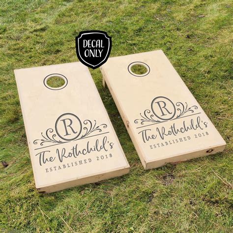 Cornhole Board Decals