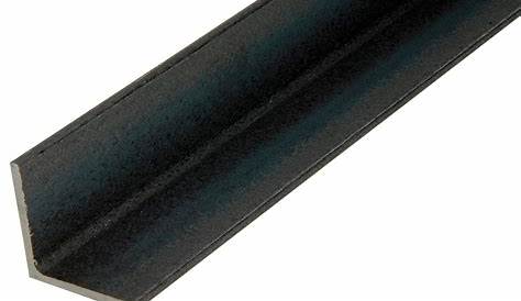 Arcansas Cornière perforé 1m 35x35 mm acier noir Hubo