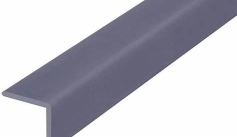 1m PVC 10mm x 10mm CORNIÈRE 90 degrés baguette d'angle