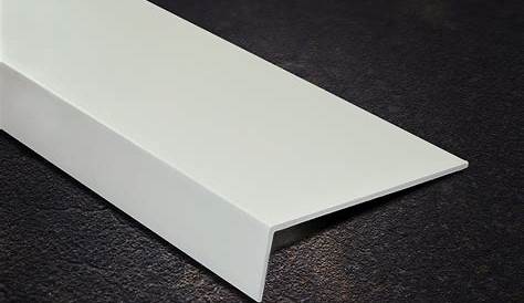 Cornière PVC 26 x 100 x 2 mm blanc 1 colis = 10x6 ml