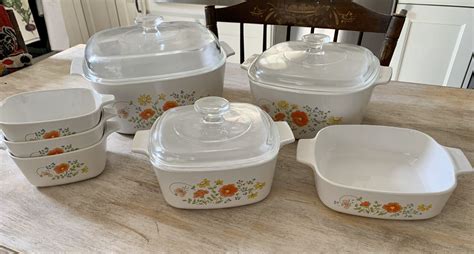 Corningware Wildflower Design