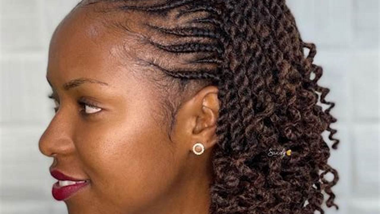 Unlock the Secrets of Cornrows in Front, Twists in Back: A Journey of Style and Hair Health