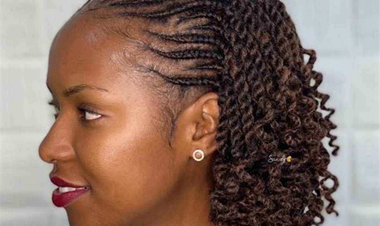 Unlock the Secrets of Cornrows in Front, Twists in Back: A Journey of Style and Hair Health