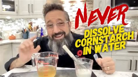 Cornstarch Won't Dissolve