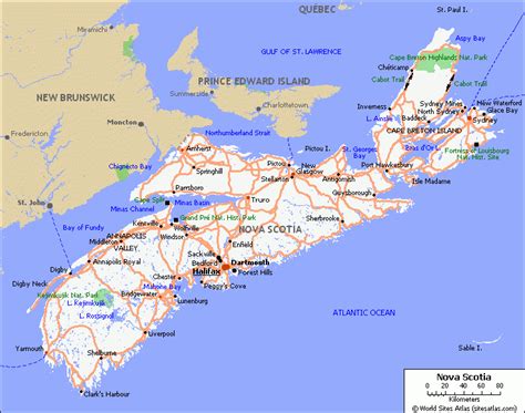 Cornwallis Nova Scotia Map