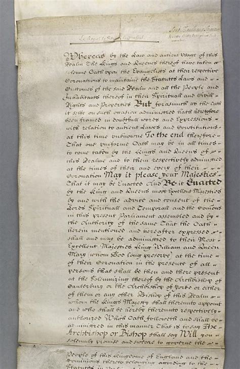 coronation oath act 1688