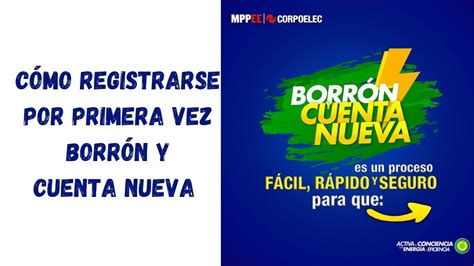 corpoelec gob ve borron y cuenta nueva