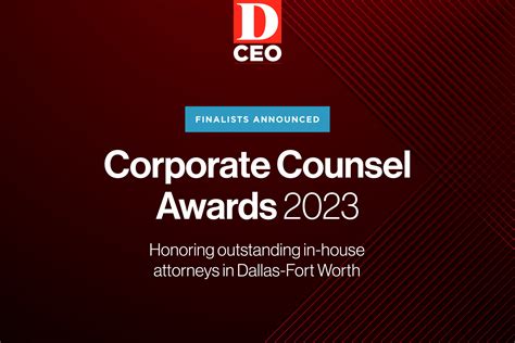 corporate counsel awards 2023