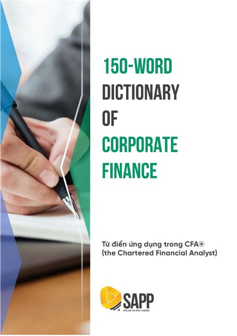 corporate finance dictionary
