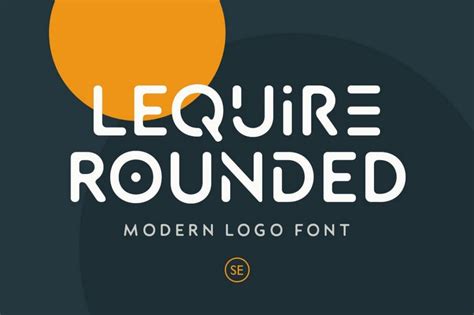 corporate logo rounded font