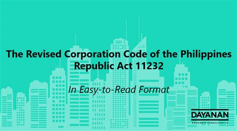 corporation code of the philippines 2023