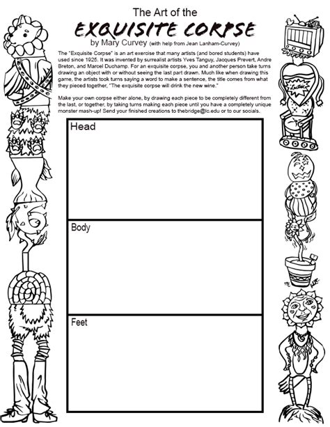Corpse Book Printable Template