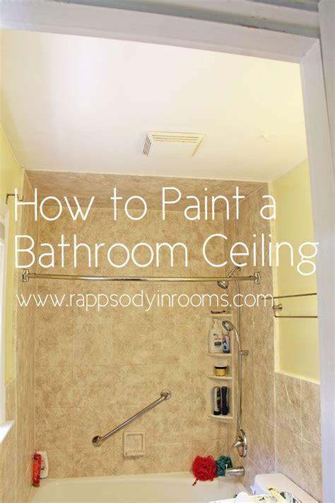 correct paint for bathroom ceiling