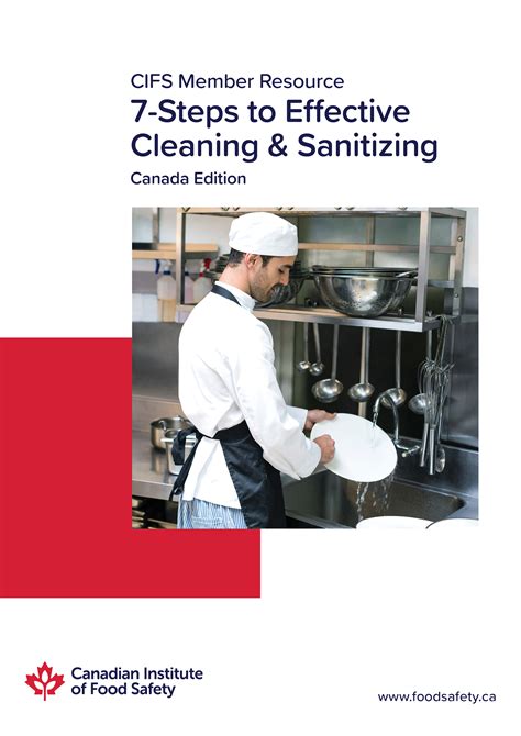 correct steps for cleaning and sanitizing