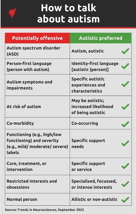correct term for autistic person