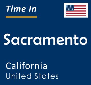 correct time in sacramento california