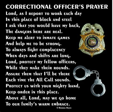 correction officers prayer