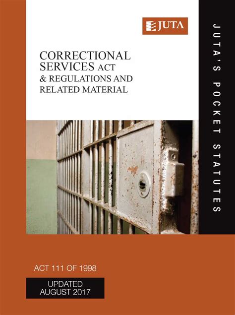 correctional services act regulations