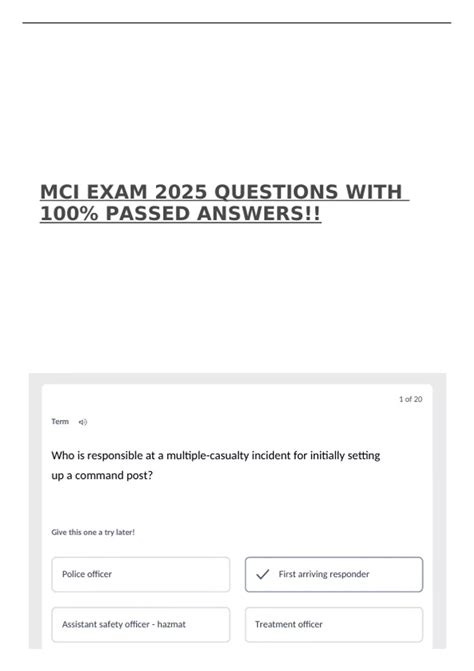 Corrections Mci Exam 2