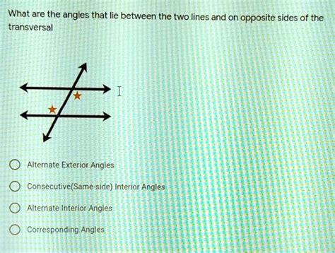 Corresponding Angles Lie On The Same Side Of The Transversal