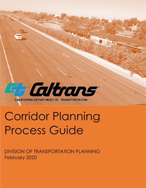 corridor planning process guide