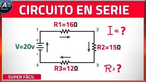 corriente total de un circuito en serie