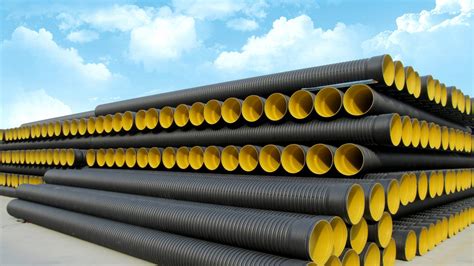 corrugated polyethylene pipe type s