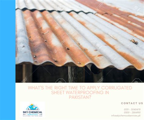 Corrugated Sheet Waterproofing