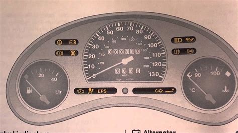 Corsa B Warning Lights