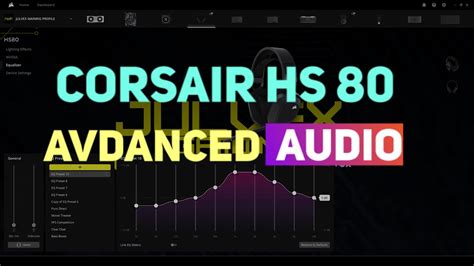 Corsair HS80 RGB Wireless Review iCUE and Dolby Atmos Software